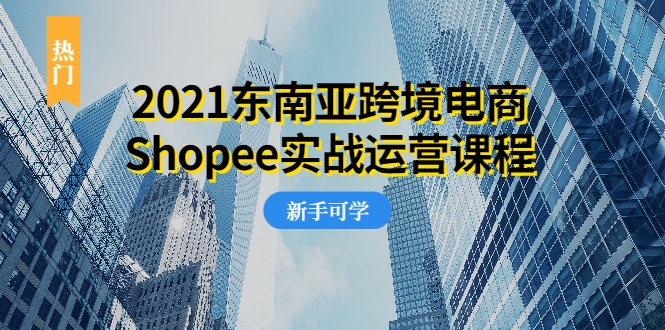 2021东南亚跨境电商Shopee实战运营课程，0基础、0经验、0投资的副业项目-狼哥资源库