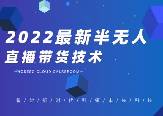 禾兴社·2022最新抖音半无人直播带货技术及卡直播广场玩法，价值699元-狼哥资源库