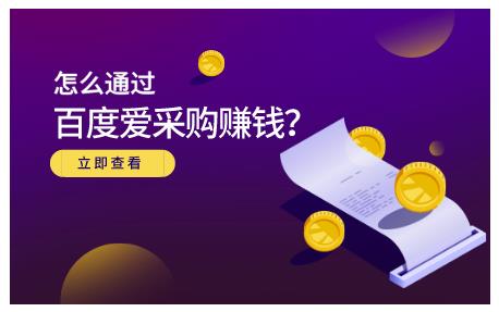 大王·怎么通过百度爱采购赚钱，已经通过百度爱采购完成200多万的销量-狼哥资源库