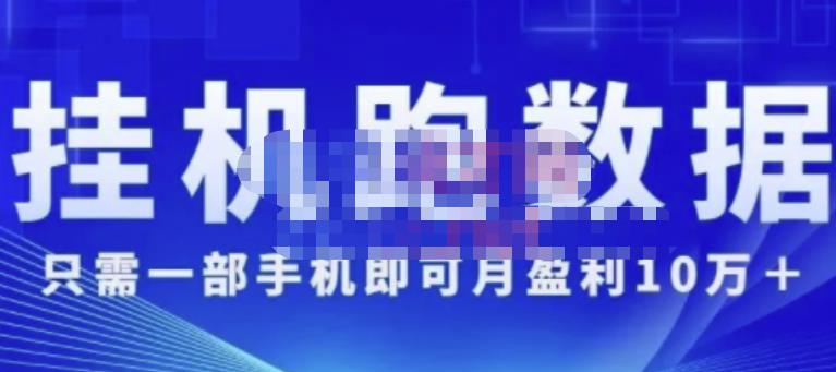 猎人电商:挂机数跑‬据，只需一部手即机‬可月盈利10万＋（内玩部‬法）价值4988元-狼哥资源库