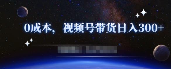 零基础视频号带货赚钱项目，0成本0门槛轻松日入300+【视频教程】-狼哥资源库