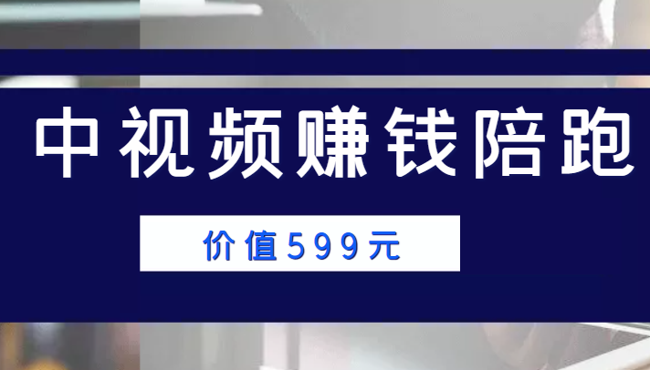 中视频赚钱陪跑，卖中视频账户赚钱收益陪跑项目（价值599元）-狼哥资源库