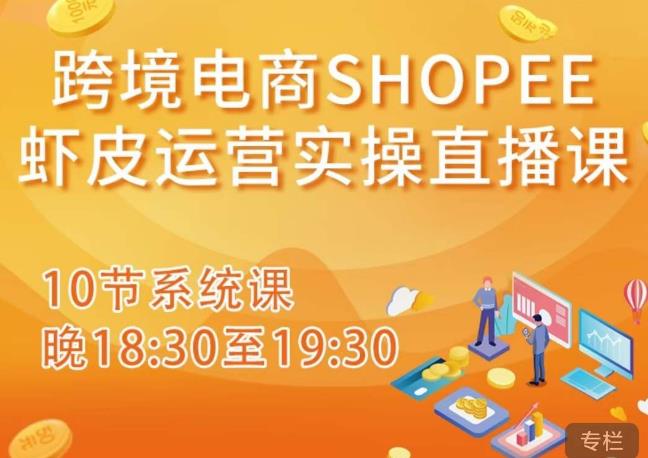 跨境电商Shopee虾皮运营实操直播课，从零开始学，入门到精通（10节系统课）-创业项目致富网、狼哥项目资源库