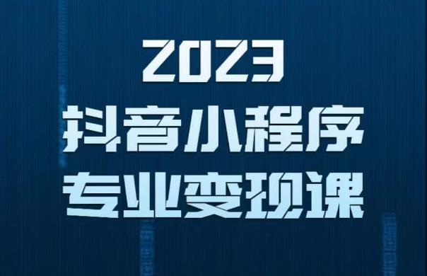 2023年抖音小程序变现保姆级教程，0粉丝新号，无需实名，3天起号，第1条视频就有收入-狼哥资源库