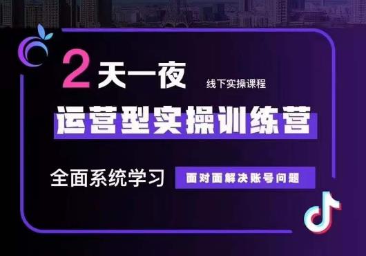 5月22-23线下课运营型实操训练营，全面系统学习，从底层逻辑到实操方法到千川投放-狼哥资源库