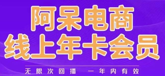 阿呆电商线上年会员，阿呆电商干货分享（更新中）-创业项目致富网、狼哥项目资源库