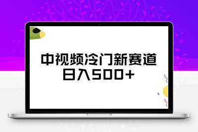 中视频冷门新赛道，做的人少，三天之内必起号，日入500+【揭秘】-狼哥资源库