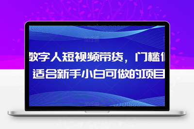 AI数字人短视频带货，门槛低，适合新手小白可做的项目-狼哥资源库