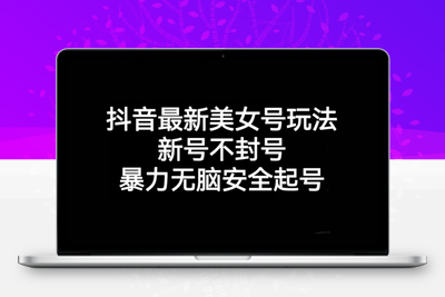 抖音最新美女号玩法，新号不封号，暴力无脑安全起号【揭秘】-狼哥资源库