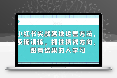 小红书实战落地运营方法，系统训练，抓住搞钱方向，跟有结果的人学习-创业项目致富网、狼哥项目资源库