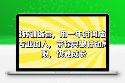 板砖训练营，用一年时间成为专业的人，带你突破行动局限，快速成长-狼哥资源库