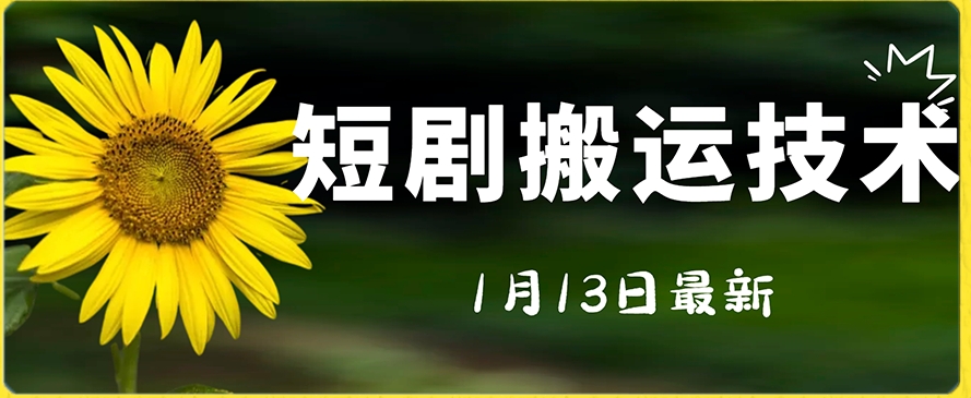 最新短剧搬运技术，电脑手机都可以操作，不限制机型-狼哥资源库