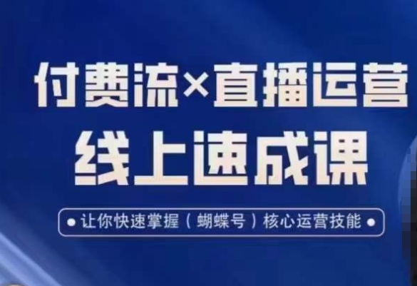 视频号付费流实操课程，付费流✖️直播运营速成课，让你快速掌握视频号核心运营技能-狼哥资源库