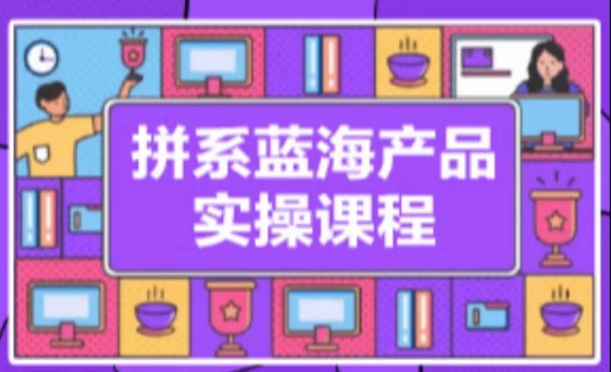 拼系冷门蓝海产品实操课程，从注册店铺到选品上架到流量维护环环相扣-创业项目致富网、狼哥项目资源库