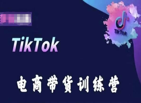 TikTok电商带货训练营，跟随时代潮流，跨境掘金-狼哥资源库