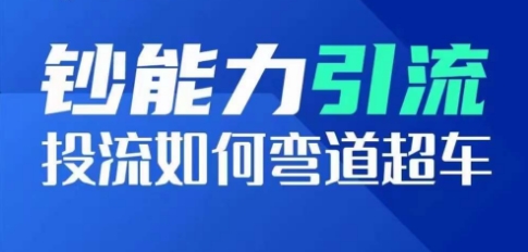 钞能力引流：投流如何弯道超车，投流系数及增长方法，创造爆款短视频-狼哥资源库