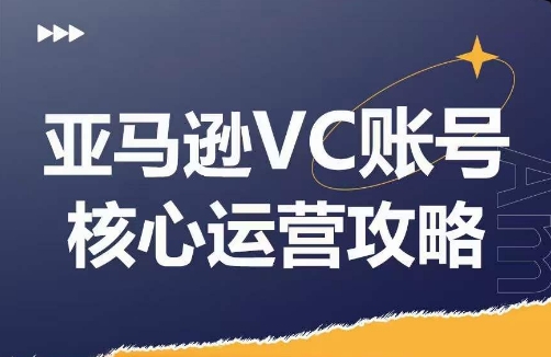 亚马逊VC账号核心玩法解析，实战经验拆解产品模块运营技巧，提升店铺GMV，有效提升运营利润-狼哥资源库