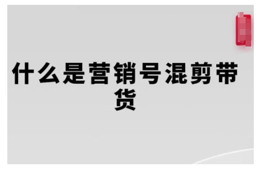 营销号混剪带货，从内容创作到流量变现的全流程，教你用营销号形式做混剪带货-创业项目致富网、狼哥项目资源库